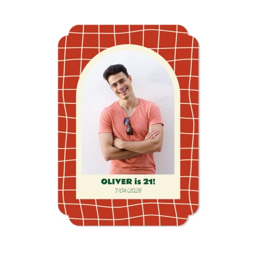 Single Card Double Rounded Vertical 10 x 14,3 cm