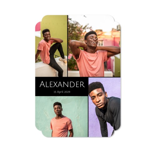 Grusskarte - Runde Ecken Hochformat 10 x 14,3 cm