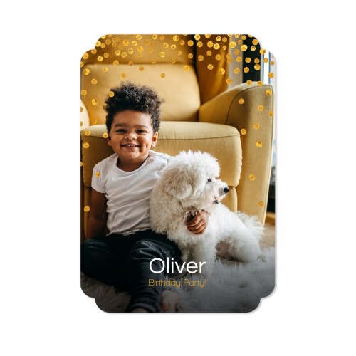 Enkle Fotokort dobbel afrunding portræt 10 x 14,3 cm