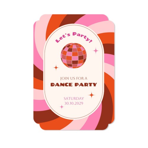 Funky Disco Party - Text Only Funky Disco Party - Text Only