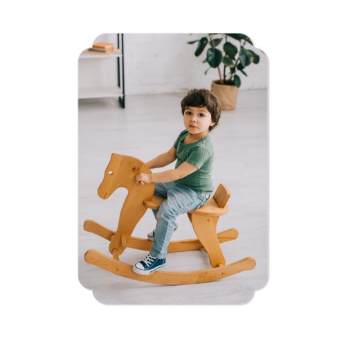 Faire-part 1 Bords nuage portrait 10 x 14,3 cm