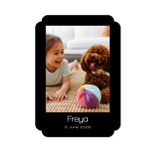 Single Card Double Rounded Vertical 10 x 14,3 cm