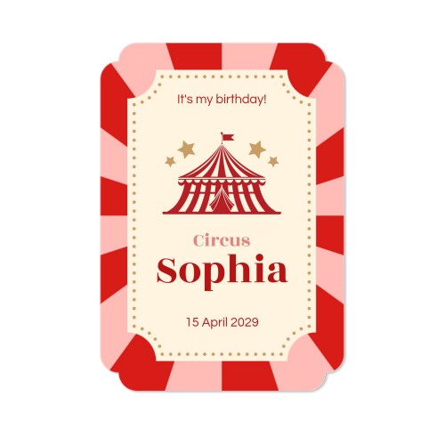 Single Card Double Rounded Vertical 10 x 14,3 cm