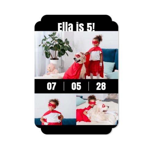 Single Card Double Rounded Vertical 10 x 14,3 cm