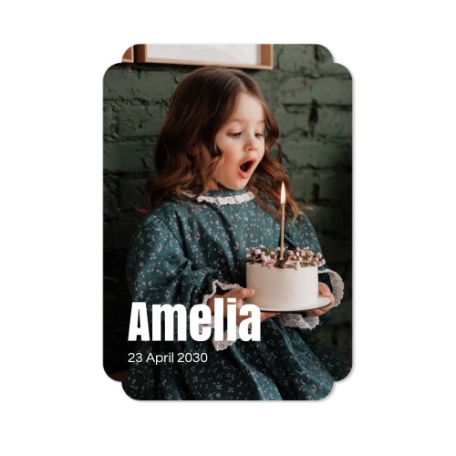 Single Card Double Rounded Vertical 10 x 14,3 cm