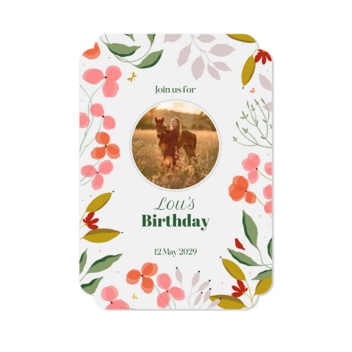 Enkla Fotokort moln stående 10 x 14,3 cm