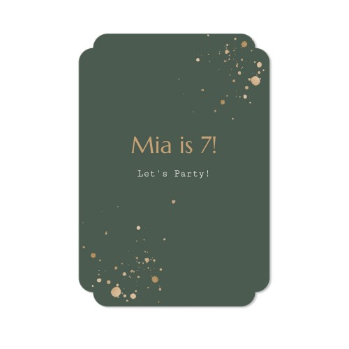 Faire-part 1 Bords nuage portrait 10 x 14,3 cm