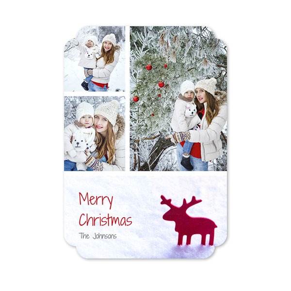 Enkle Fotokort dobbel avrunding stående 10 x 14,3 cm