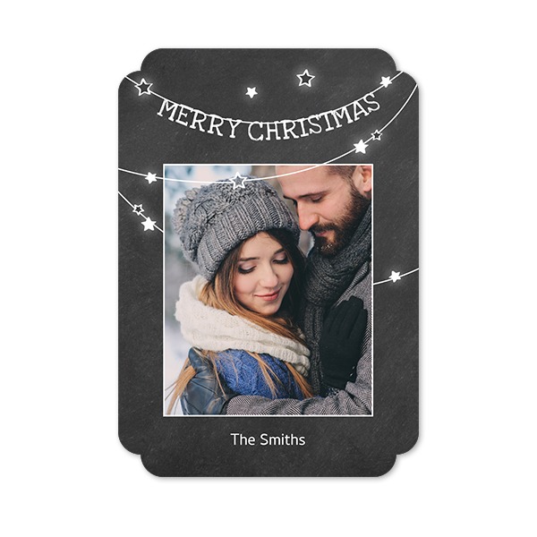 Enkle Fotokort dobbel avrunding stående 10 x 14,3 cm