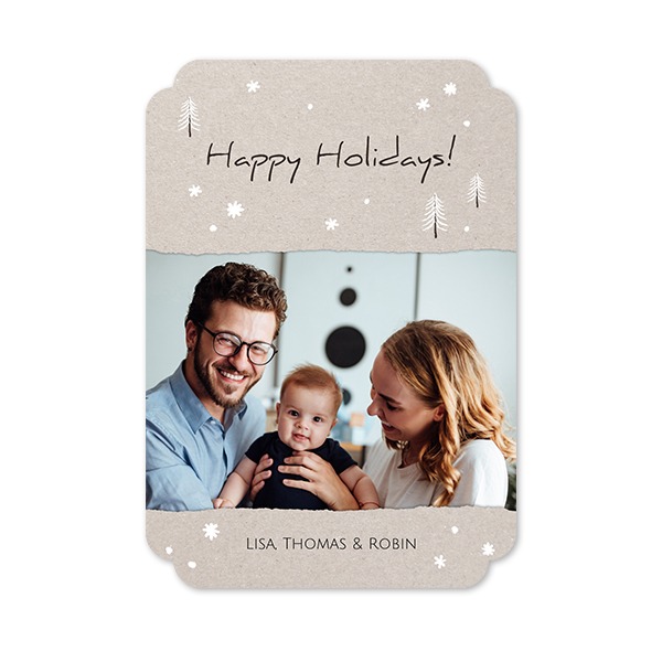 Single Card Double Rounded Vertical 10 x 14,3 cm