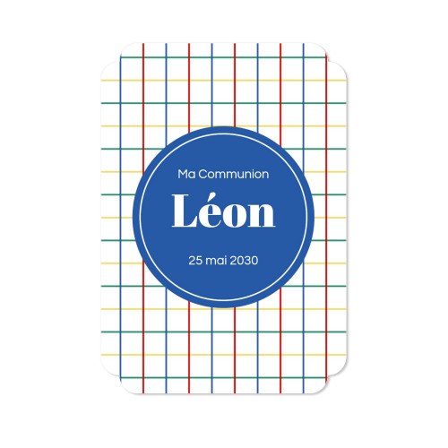 Faire-part 1 Bords nuage portrait 10 x 14,3 cm