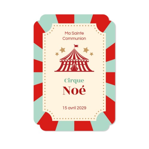 Circus Ticket - Text Only