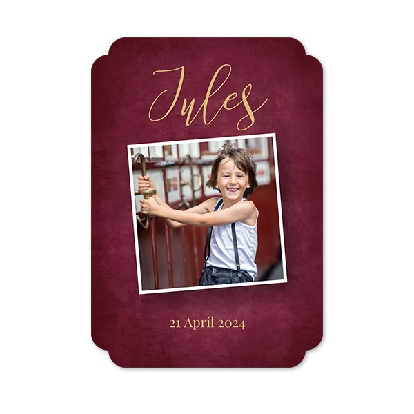Faire-part 1 Bords nuage portrait 10 x 14,3 cm Faire-part 1 Bords nuage portrait 10 x 14,3 cm