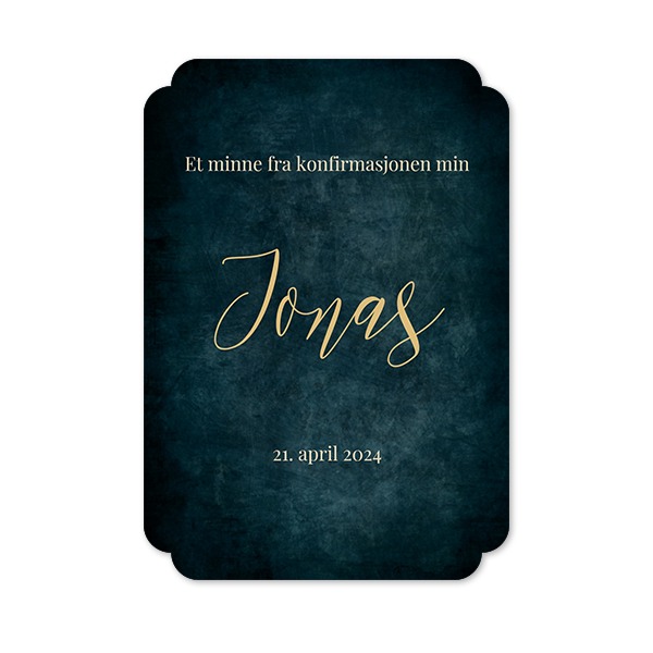 Enkle Fotokort dobbel avrunding stående 10 x 14,3 cm