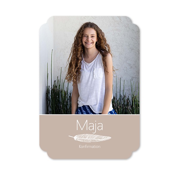 Enkla Fotokort moln stående 10 x 14,3 cm