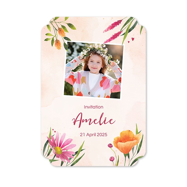 Single Card Double Rounded Vertical 10 x 14,3 cm