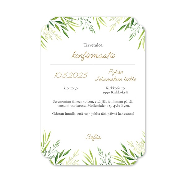 Klassinen kuvakortti pilven muotoinen pysty 10 x 14,3 cm