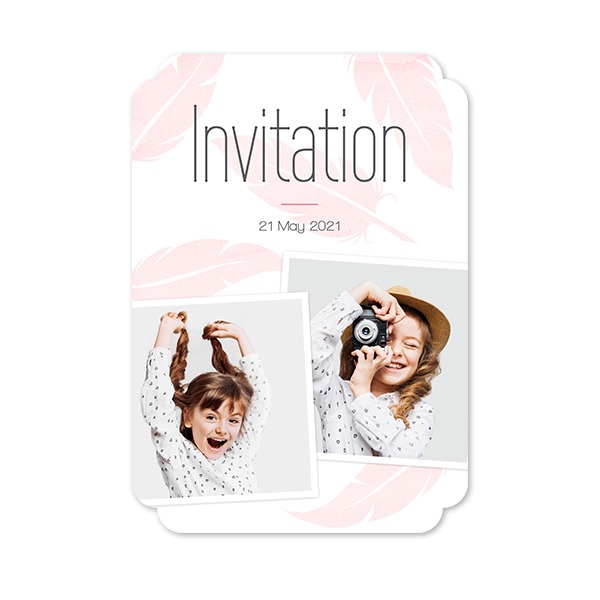 Single Card Double Rounded Vertical 10 x 14,3 cm