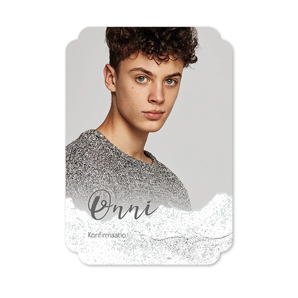 Klassinen kuvakortti pilven muotoinen pysty 10 x 14,3 cm Klassinen kuvakortti pilven muotoinen pysty 10 x 14,3 cm