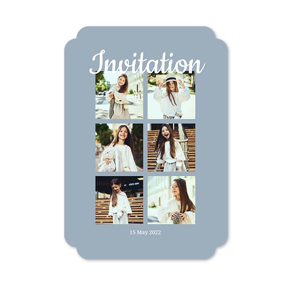 Single Card Double Rounded Vertical 10 x 14,3 cm