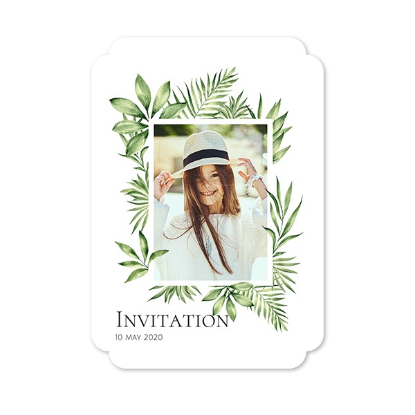 Faire-part 1 Bords nuage portrait 10 x 14,3 cm Faire-part 1 Bords nuage portrait 10 x 14,3 cm