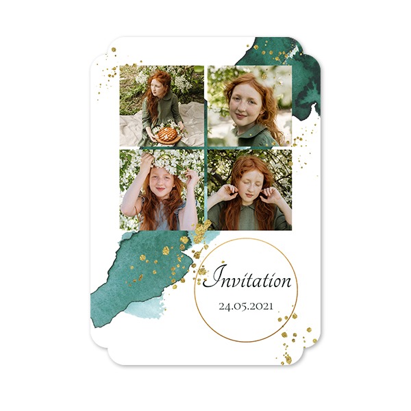 Single Card Double Rounded Vertical 10 x 14,3 cm