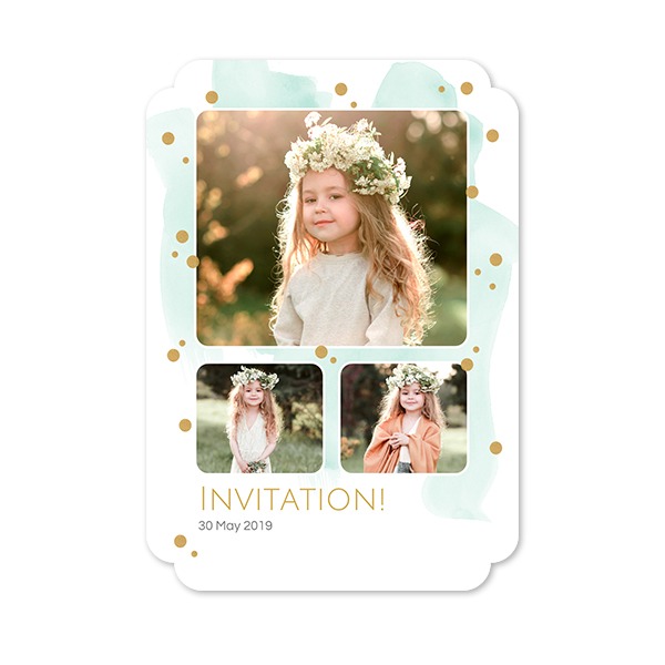 Faire-part 1 Bords nuage portrait 10 x 14,3 cm Faire-part 1 Bords nuage portrait 10 x 14,3 cm