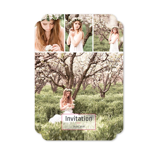 Single Card Double Rounded Vertical 10 x 14,3 cm