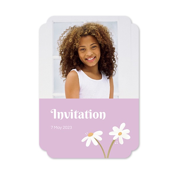 Faire-part 1 Bords nuage portrait 10 x 14,3 cm Faire-part 1 Bords nuage portrait 10 x 14,3 cm