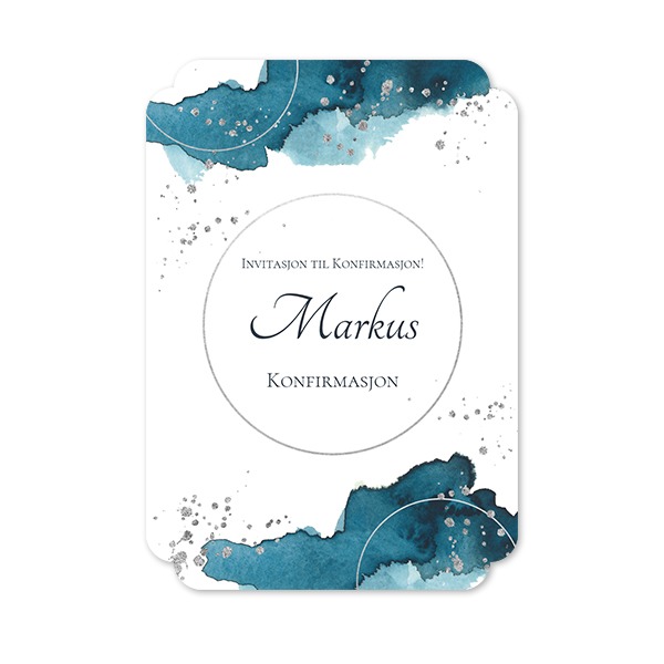Enkle Fotokort dobbel avrunding stående 10 x 14,3 cm