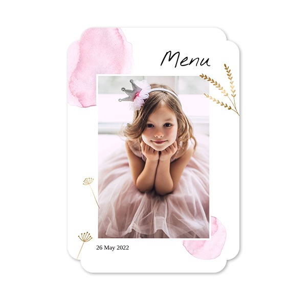 Faire-part 1 Bords nuage portrait 10 x 14,3 cm Faire-part 1 Bords nuage portrait 10 x 14,3 cm