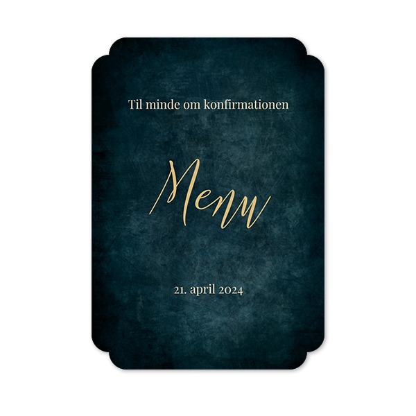 Enkle Fotokort dobbel afrunding portræt 10 x 14,3 cm