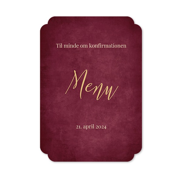 Enkle Fotokort dobbel afrunding portræt 10 x 14,3 cm