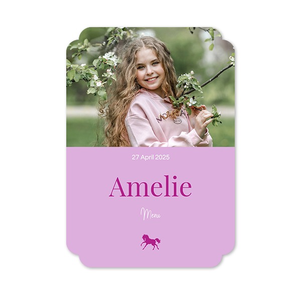 Single Card Double Rounded Vertical 10 x 14,3 cm