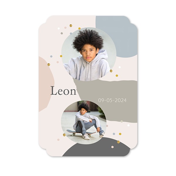 Faire-part 1 Bords nuage portrait 10 x 14,3 cm Faire-part 1 Bords nuage portrait 10 x 14,3 cm