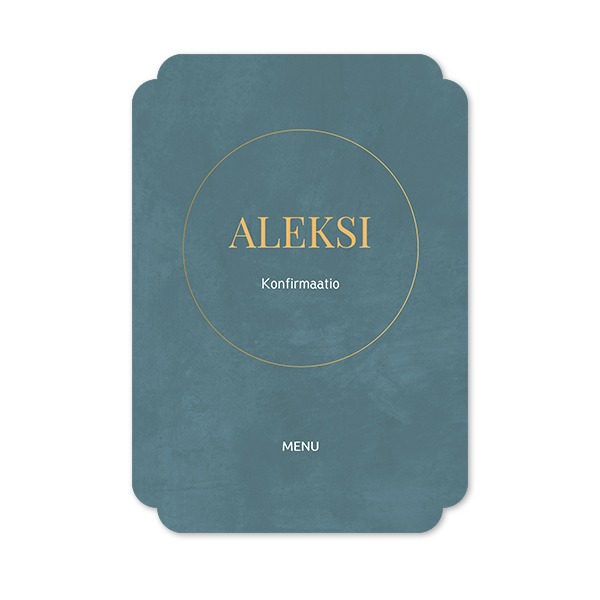 Klassinen kuvakortti pilven muotoinen pysty 10 x 14,3 cm