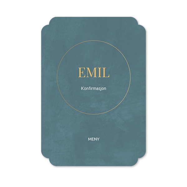 Enkle Fotokort dobbel avrunding stående 10 x 14,3 cm