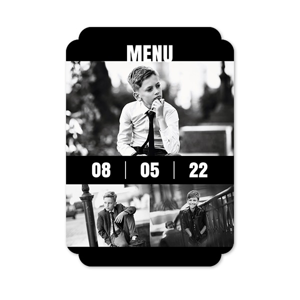 Faire-part 1 Bords nuage portrait 10 x 14,3 cm Faire-part 1 Bords nuage portrait 10 x 14,3 cm