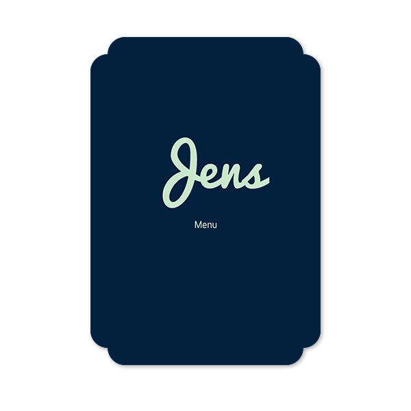 Enkle Fotokort dobbel afrunding portræt 10 x 14,3 cm