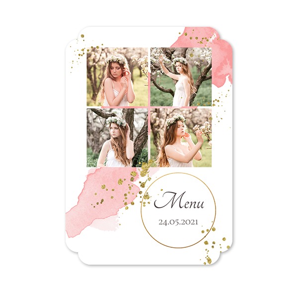 Faire-part 1 Bords nuage portrait 10 x 14,3 cm Faire-part 1 Bords nuage portrait 10 x 14,3 cm