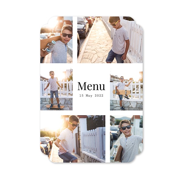 Single Card Double Rounded Vertical 10 x 14,3 cm Single Card Double Rounded Vertical 10 x 14,3 cm