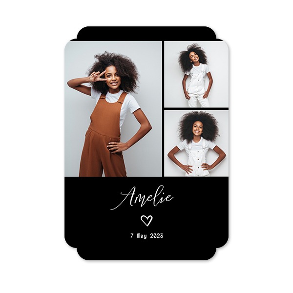 Single Card Double Rounded Vertical 10 x 14,3 cm Single Card Double Rounded Vertical 10 x 14,3 cm