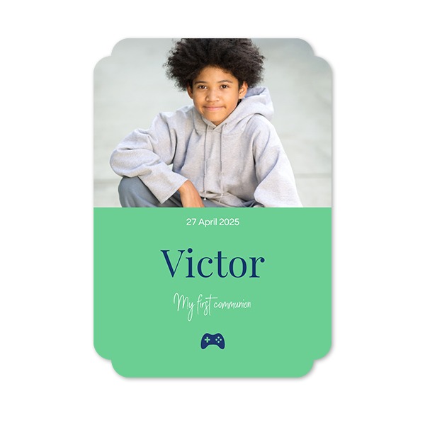 Single Card Double Rounded Vertical 10 x 14,3 cm
