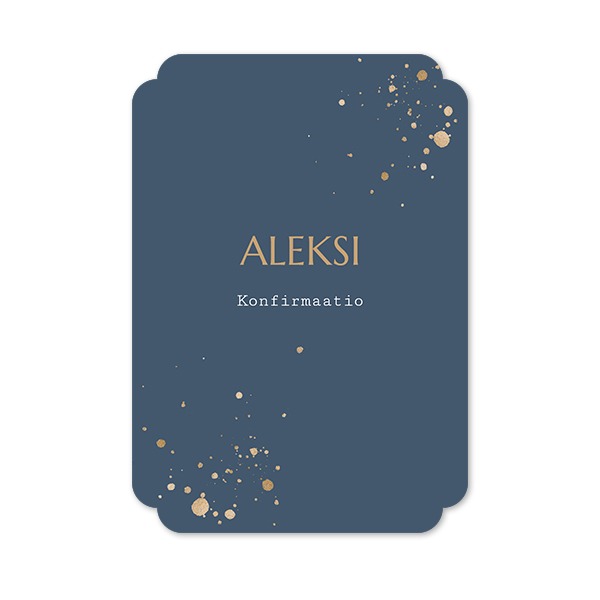 Klassinen kuvakortti pilven muotoinen pysty 10 x 14,3 cm