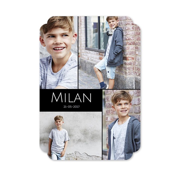 Single Card Double Rounded Vertical 10 x 14,3 cm