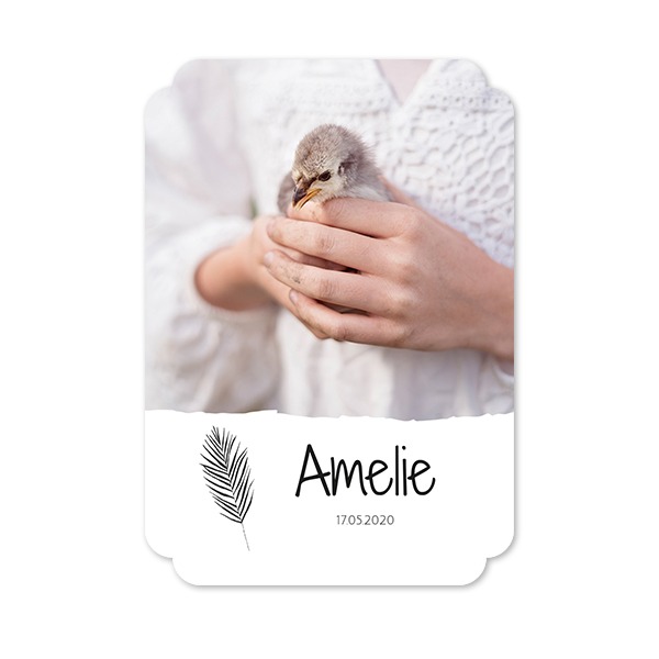 Single Card Double Rounded Vertical 10 x 14,3 cm