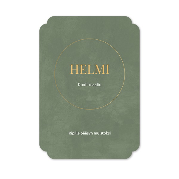 Klassinen kuvakortti pilven muotoinen pysty 10 x 14,3 cm