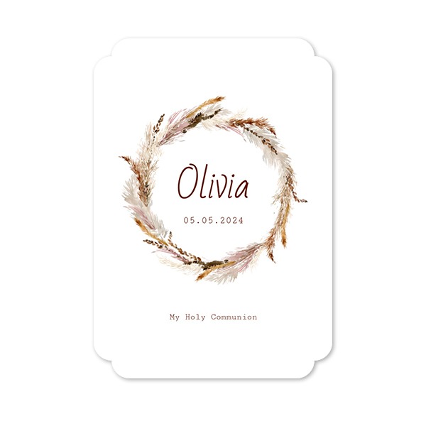 Grusskarte - Runde Ecken Hochformat 10 x 14,3 cm