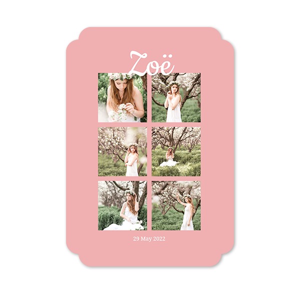 Single Card Double Rounded Vertical 10 x 14,3 cm