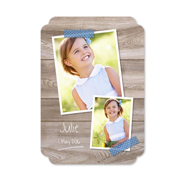 Grusskarte - Runde Ecken Hochformat 10 x 14,3 cm